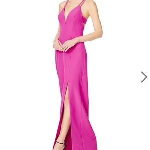 Aidan Mattox Pink gown
